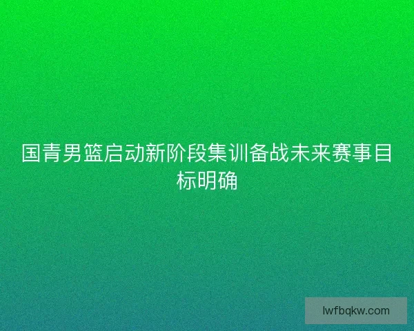 国青男篮启动新阶段集训备战未来赛事目标明确